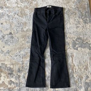 Madewell cali demi boot black jeans